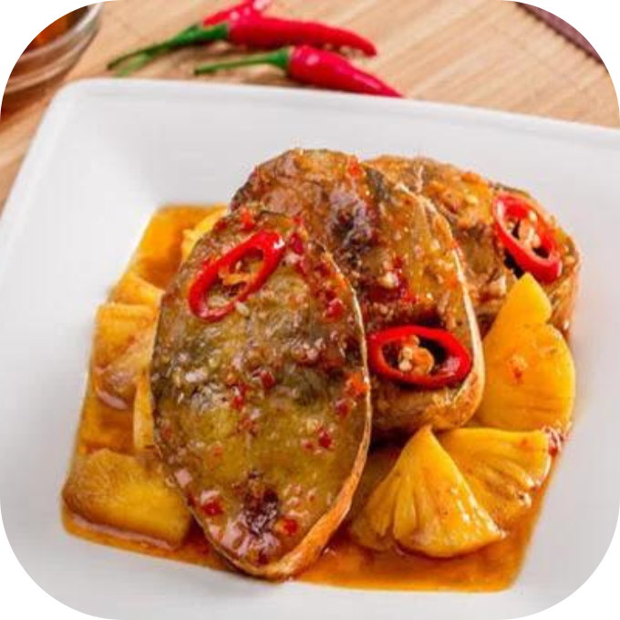 cá ngừ kho dứa kingfoodmart