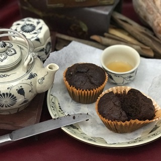 Bánh muffin bí đỏ chocolate