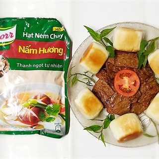 Bò chay tiêu bánh bao