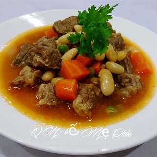 Bò nạm nấu đậu