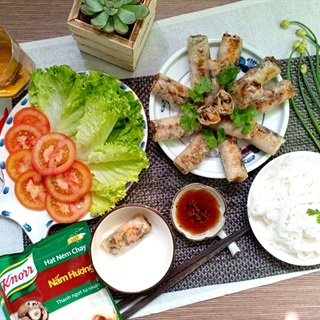 Bún chả giò chay