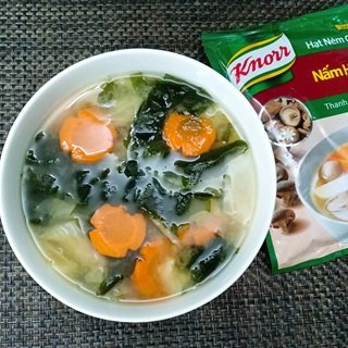 Canh Miso bắp cải