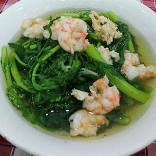 Canh rau tần ô