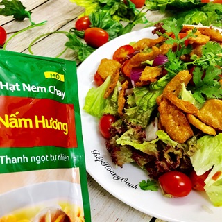 Salad gà chay trộn dầu giấm