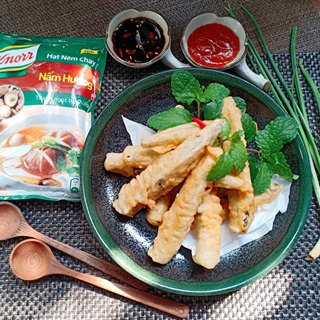 Tempura đậu bắp