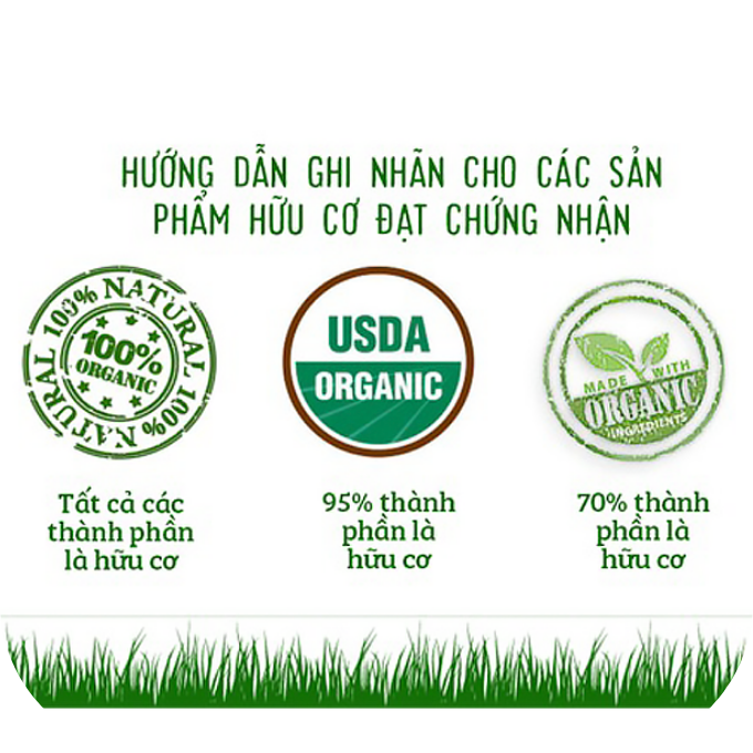 Cách đọc nhãn của các sản phẩm hữu cơ Kingfoodmart