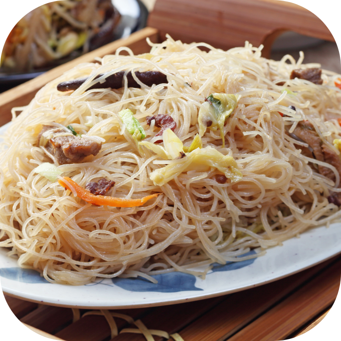 bún gạo xào