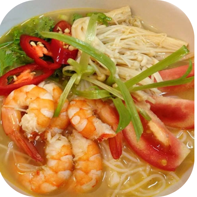 bún tôm sa tế kingfoodmart