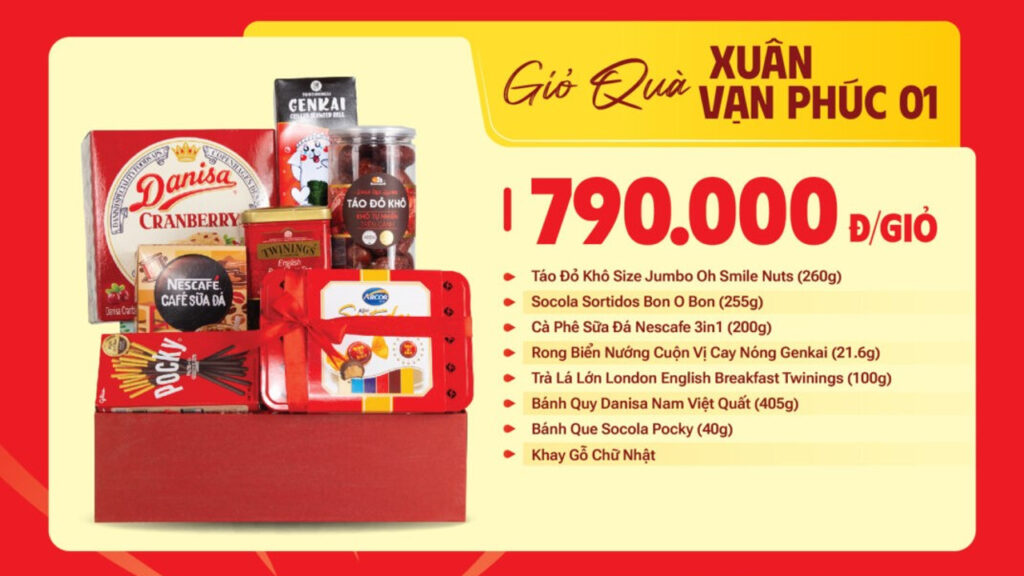 giỏ quà Tết Kingfoodmart