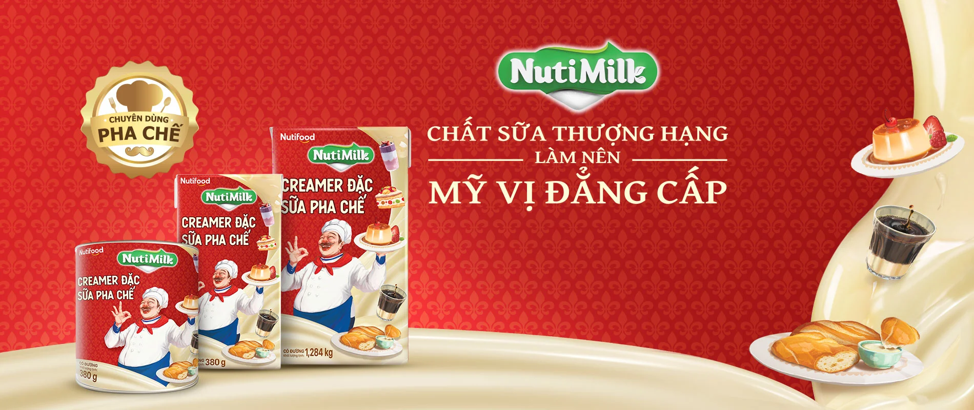 Nutimilk creamer đặc sữa – pha chế chuẩn 5 sao